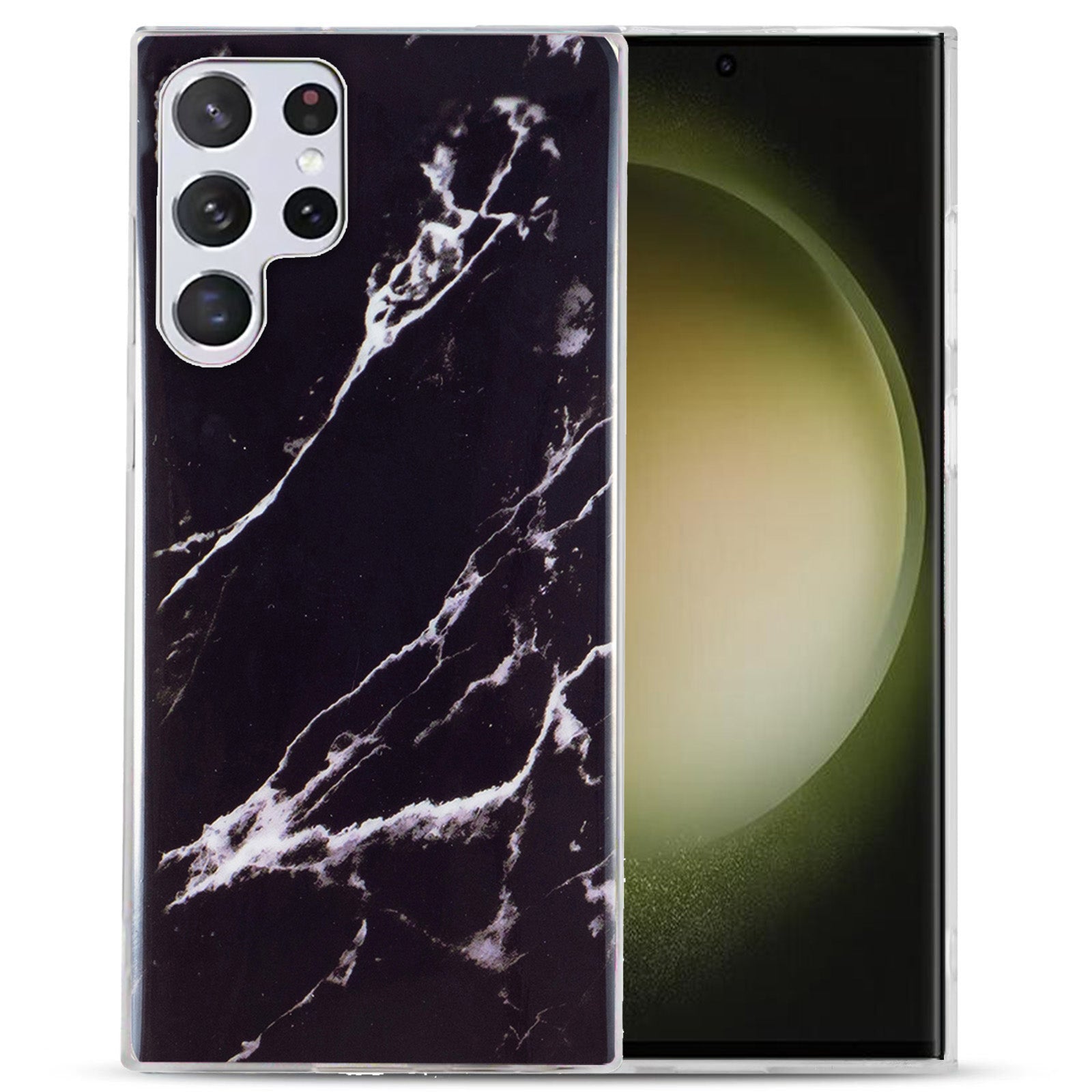 For Samsung Galaxy S23 Ultra IMD Marble Pattern Anti-collision TPU Case Back Protector Phone Cover For Samsung Galaxy S23 Ultra IMD Marble Pattern Anti-collision TPU Case Back Protector Phone Cover